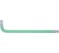KS Tools 151.4312 Doppia chiave maschio esagonale piegata a testa sferica XL, 12,0mm, viola