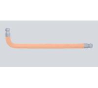 KS Tools 151.4317 Doppia chiave maschio esagonale piegata a testa sferica XL, 17,0mm, verde