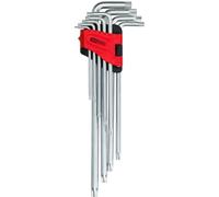 KS Tools Chiavi maschio piegate Torx con foro, XL, 9pz.TB10-TB50 Quantità:1
