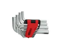 KS Tools Chiavi maschio esagonali piegate, in supporto pieghevole, 14pz., 1/16"-3/4" Quantità:1