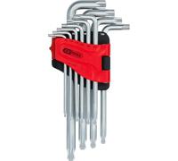 KS Tools Chiavi maschio piegate Torx con testa a sfera, lunghe, 10pz. Quantità:1