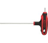 KS Tools Chiave maschio esagonale piegata, a testa sferica, con impugnatura a T, 3mm Quantità:1