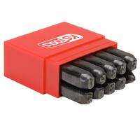 KS Tools 156.0467 Serie di Punzoni con Numeri, 10 Pezzi