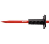 KS Tools 156.0516 Scalpello a Punta per Edilizia con Impugnatura di Protezione, 16X300 mm, Ottagonale