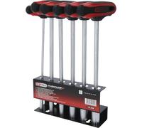 KS Tools 158.5000 Serie di giraviti a T a bussola CHROME 6pz.6-14mm
