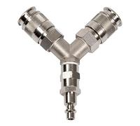 KS Tools 165.0117 - Raccordo per collegare 2 attrezzi pneumatici, colore: Bianco