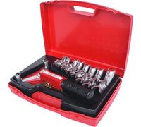 KS Tools 203.1200 Serie di Curvatubi a Cricco Manovrabili con Una Sola Mano 10.0-22, 0 mm, 9 Pezzi