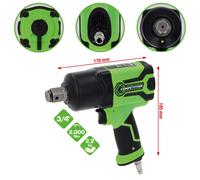 Ks tools 3/4 " Concorso Hochleistungs-Druckluft-Schlagschrauber, 2000Nm
