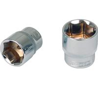KS Tools 918.3901 3/8" Bussola esagonale CHROMEplus 1/4"