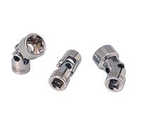 KS Tools 911.3848 3/8" Bussola esagonale CHROMEplus c.snodo,17mm