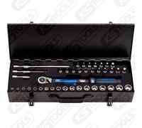 KS TOOLS 3/8 Ergotorque Chiavi a Cricchetto Coppia 5-50Nm 40-tlg 516.1525