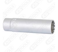 KS TOOLS 3/8 " Spezial-Zündkerzen-Stecknuss, 14mm PSA 911.3991 Bosch 14 ZR