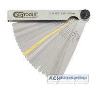 KS Tools 300.0600 Spessimetro, 21 Fogli, 0,5 - 1 MM