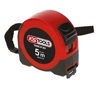 KS TOOLS, 302.0115 - Metro a nastro trimateriale ECOLINE 5x25mm Kstools, nastro in acciaio con trattamento nylon antiusura, classe II, laccato bianco