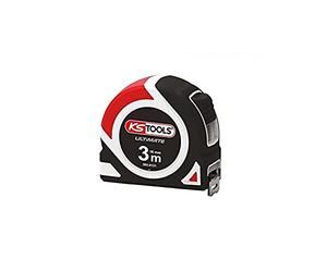 KS TOOLS, 302.0131 - Metro a nastro bimateriale ULTIMATE 3x16mm Kstools, nastro in acciaio bianco con trattamento nylon antiusura, classe II