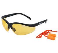 KS Tools 310.0166 - Occhiali di protezione di giallo, con tappi per le orecchie