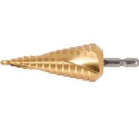 KS Tools 330.2361 Fresa a Gradini in HSS-Tin, Diametro 7-40.5 mm