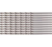 KS Tools 330.7067 Punta Elicoidale HSS-G, Lunga, 6.7 mm, Confezione da 10