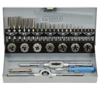 KS Tools 331.0732 Serie di Utensili per Filettare in HSS Co in Cassetta per Uso Industriale, 32 Pezzi