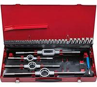 KS Tools 331.0754 Serie di Utensili per Filettare in HSS Co in Cassetta per Uso Industriale, 54 Pezzi