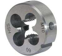 KS Tools 332.1012 Filiera in HSS MF, M12X1.25 | Filière extensible HSS à pas fin, M12 x 1,25, acier HSS