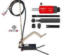 KS Tools 440.0580 Unità idraulica 22t, con pompa idraulica e manometro, 15 pz