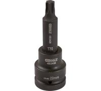KS Tools 450.0443 Bussola per Avvitatori ad Impulsi per Viti TX, Lunga, T80, 3/4"