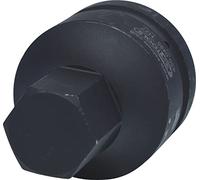 KS Tools 450.0485 Bussola 1"per avvitatore ad impulsi per viti a esagono incassato, corta, 27 mm