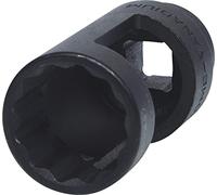 KS Tools 455.0032 Bussola Poligonale per Iniettori Diesel, 27 mm, 1/2"