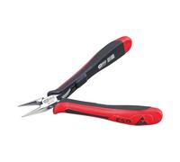 KS Tools 500.7078 ESD Pinza a punta tonda, dritta, senza taglio, 130 mm