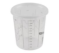 KS Tools 500.8056 - Set da 25 bicchieri monouso con coperchio, 400 ml