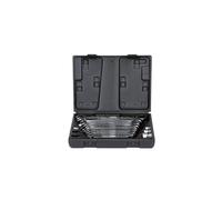 KS Tools 503.4266 Serie di Chiavi a Cricco Combinate Gearplus, 16 Pezzi, 8-19 mm, con Adattatore