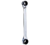 KS Tools 503.4546 Chiave a Cricco Doppia Poligonale Reversibile 4 in 1 Gearplus, 16X19-17X18 mm