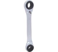 KS Tools 503.4554 Chiave a cricco doppia poligonale reversibile 4 in 1 GEAR