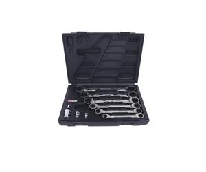 KS TOOLS 503.4560 Serie di chiavi a cricco doppie poligonali