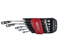 KS Tools 503.4605 Serie di Chiavi a Cricco Combinate Gearplus, Reversibili, 5 Pe