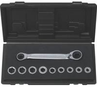 KS Tools 503.4645 Serie di Chiavi a Cricco Doppie Poligonali Universali Gearplus