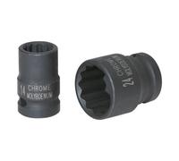 KS Tools 515.0931 Bussola poligonale 1/2" per avvitatori ad impulsi, corta, 31 mm