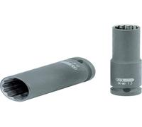 KS Tools 515.0942 Bussola poligonale 1/2" per avvitatori ad impulsi, lunga, 10 mm