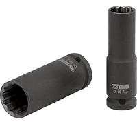 KS Tools 515.0948 Bussola poligonale 1/2" per avvitatori ad impulsi, lunga, 16 mm