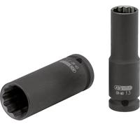 KS Tools 515.0948 Bussola poligonale 1/2" per avvitatori ad impulsi, lunga, 16 mm