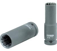 KS Tools Bussola poligonale 1/2", per avvitatori ad impulsi, lunga, 19mm Quantità:1