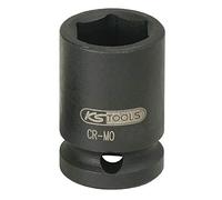 KS Tools 515.1017 Bussola Esagonale per Avvitatori ad Impulsi, Corta, 17 mm, 1/2"