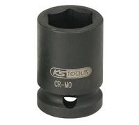 KS Tools 515.1019 Bussola Esagonale per Avvitatori ad Impulsi, Corta, 19 mm, 1/2"