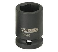 KS Tools 515.1021 Bussola Esagonale per Avvitatori ad Impulsi, Corta, 21 mm, 1/2"