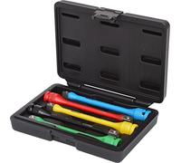 KS Tools 515.1060 1/2" Serie di prolunghe barra di torsione p.bulloni ruote,5pz.90-135Nm