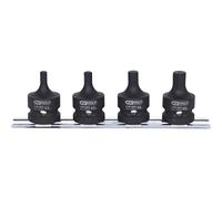 KS Tools 515.1103 Serie di bussole 1/2" per avvitatore ad impulsi, corte, 4 pz