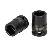 KS Tools 515.1558 Bussola esagonale 3/8" per avvitatori ad impulsi, corta, 5/8"