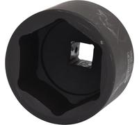 KS Tools 515.1790 Bussola Esagonale per Avvitatori ad Impulsi, Corta, 90 mm, 1"