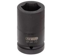 KS Tools 515.1830 Bussola Esagonale per Avvitatori ad Impulsi, Lunga, 30 mm, 1"